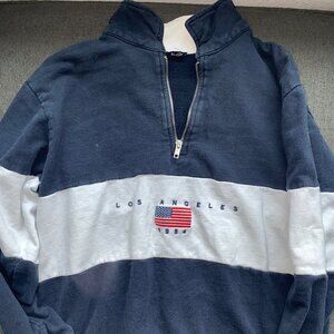 John Galt USA LA 1984 quarter zip